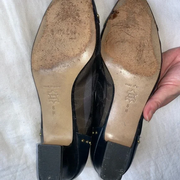 Van Eli Black Studded Heels - Picture 4 of 5